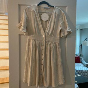 Esther and Co Bela Dress Beige